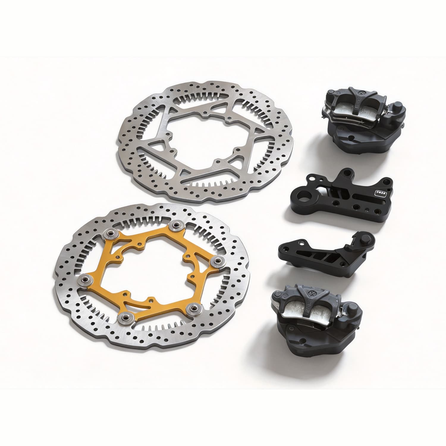 Front Rear Brake Caliper Bracket Kit - Ultra Bee Komplettes Brems-Upgrade-Kit 280mm Schwimmender